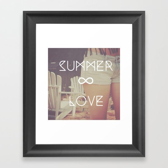 summer love Framed Art Print