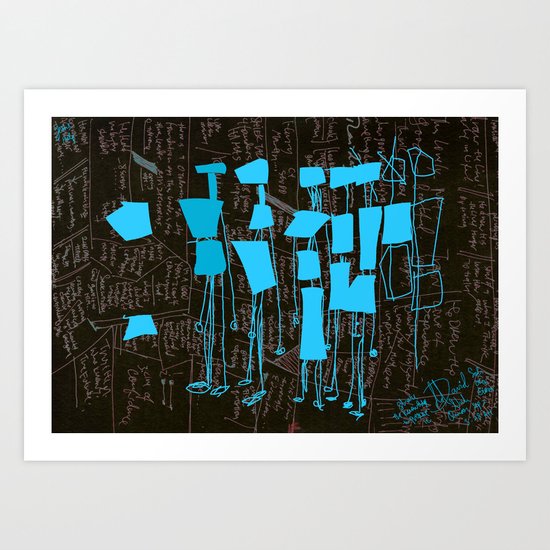 Share the knowledge to preserve it. Art Print