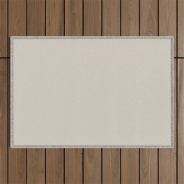Neutral Light Beige Solid Color Pairs Dutch Boys 2022 Popular Hue Warmed Silver 440-1DB - Simplicity Outdoor Rug
