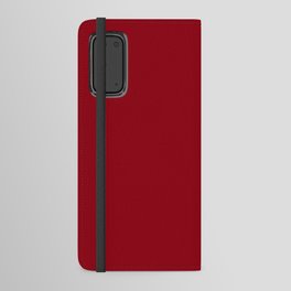 Crimson Red Android Wallet Case