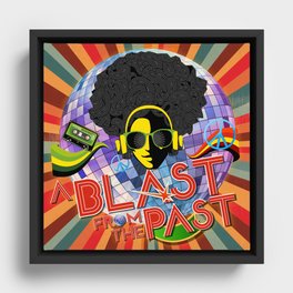 A Blast From The Past Framed Canvas