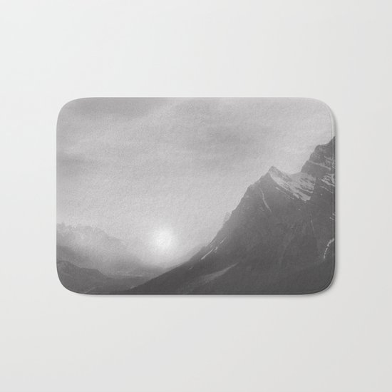 Pastel vibes 08 Black and White Bath Mat