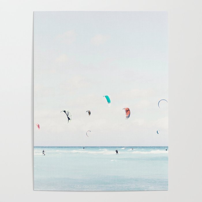 Kite Surfing Poster