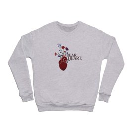 Dear Heart,  Coloured Crewneck Sweatshirt