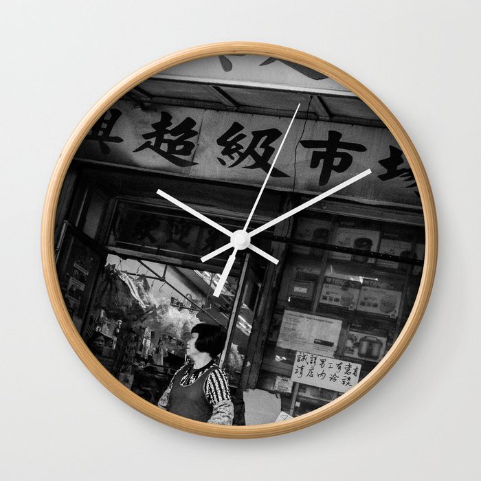 Chinese Grocery Shop, A Wall Clock