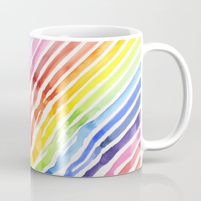 Animal Zebra Rainbow Coffee Mug