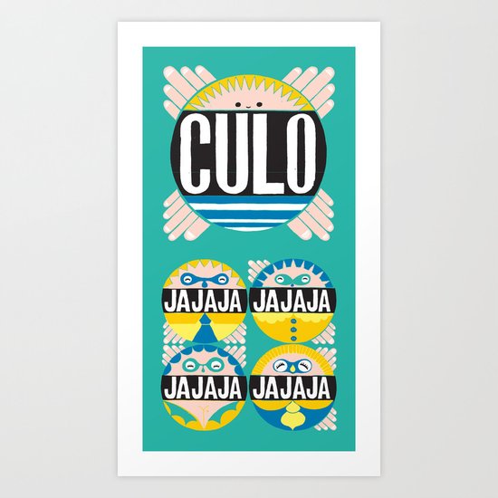 Culo Art Print