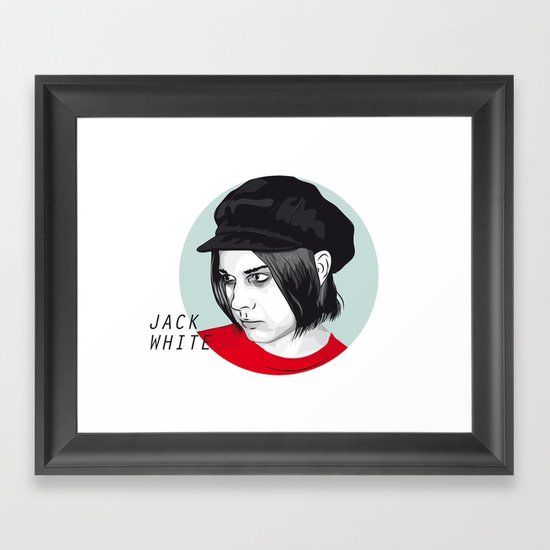 JACK WHITE Framed Art Print