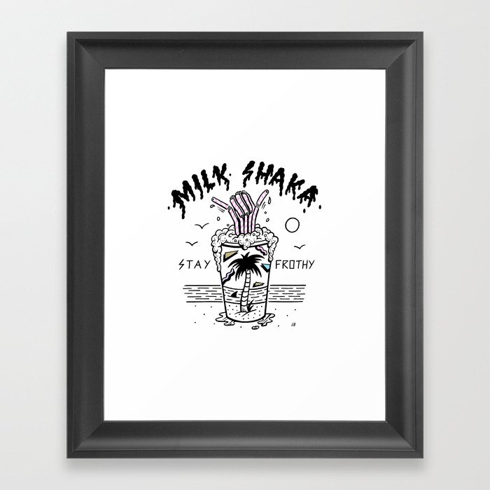 Milk Shaka Framed Art Print