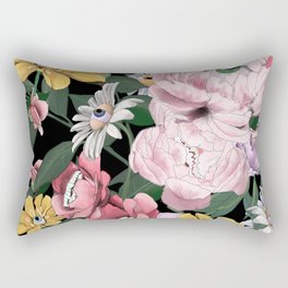 Creepy Floral #3 Rectangular Pillow