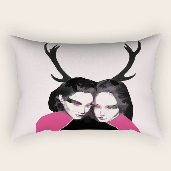 Horns Rectangular Pillow