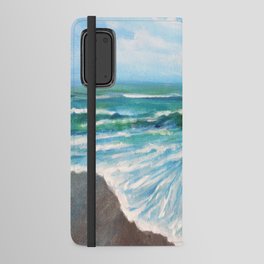 Seashore Foam Android Wallet Case