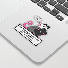 P.R. Possum Sticker