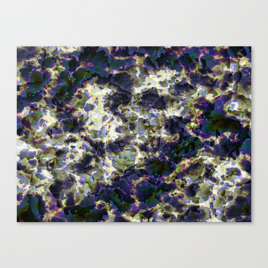 Tie Dye Marble Canvas Print