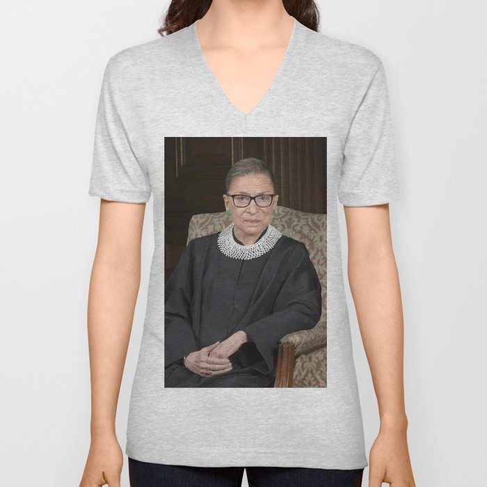 ruth bader ginsburg v neck t shirt