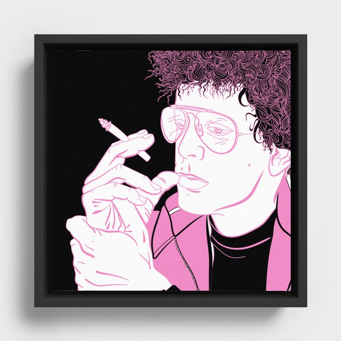 Lou Reed Framed Canvas