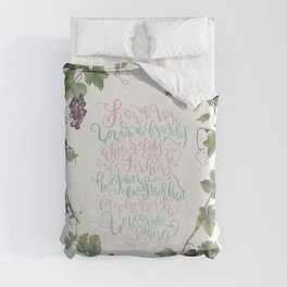 I Am The Vine You Are The Branches- John 15:5 Duvet Cover