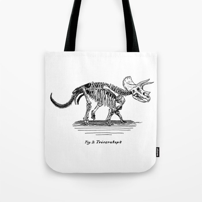 Figure Two: Triceratops Tote Bag
