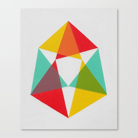 Triangles Canvas Print