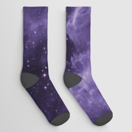 Cassiopeia Constellation Mountains of Creation Galaxy Space Ultraviolet Socks