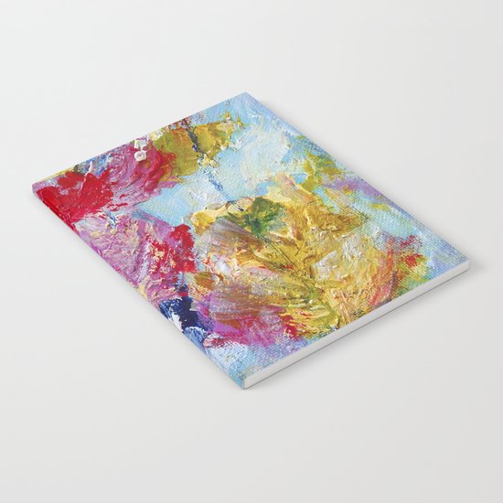 Abstract floral painting 5 Notebook