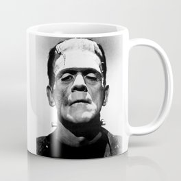 Frankenstein 1933 classic icon image, flawless, timeless horror movie classic Coffee Mug | Photo, Iconicart, Movielegends, Boriskarloff, Movieclassics, Hollywoodlegends, Frightnight, Black And White, Horrorclassics, Classicicons 