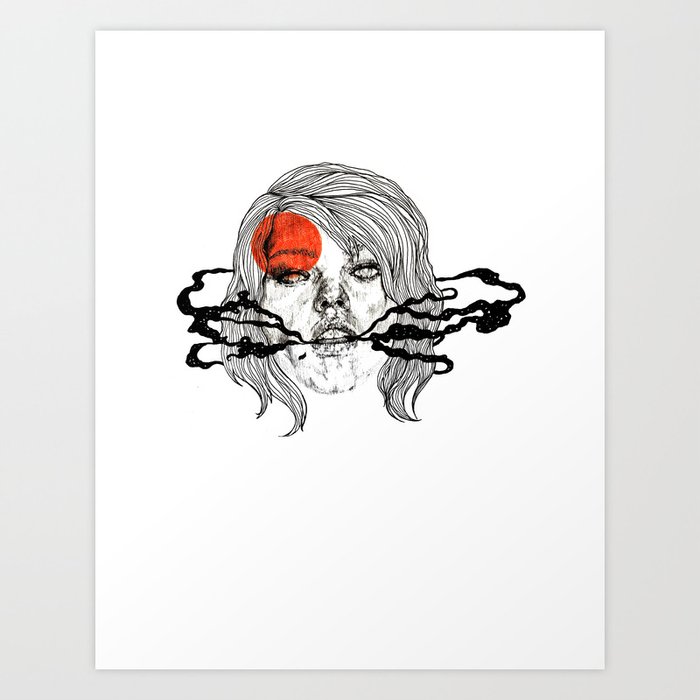 O-Face Art Print