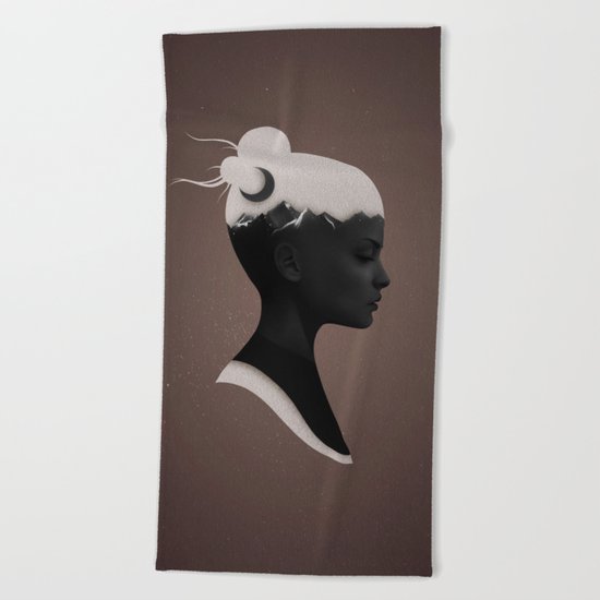 She Just Beach Towel