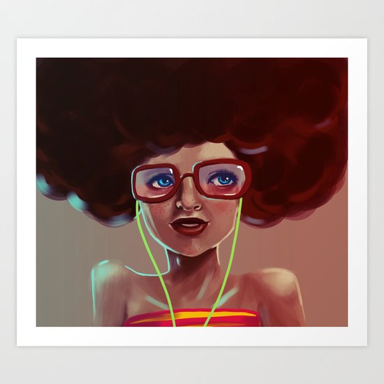 Shut The Noise Art Print