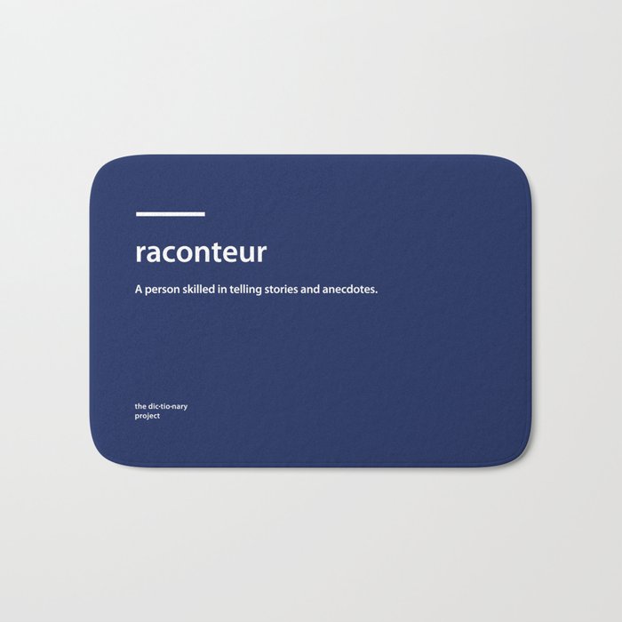 Raconteur - Dictionary Project Bath Mat