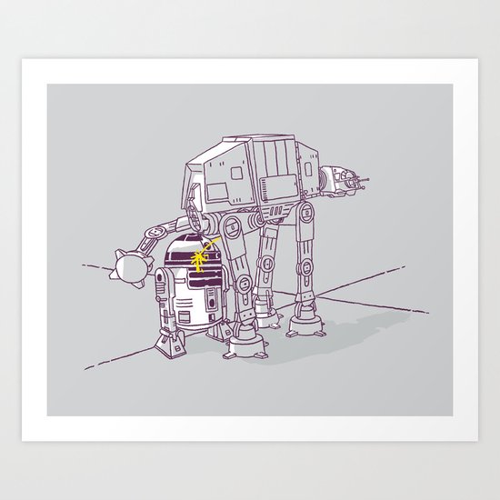 Not quite a fire hydrant Art Print
