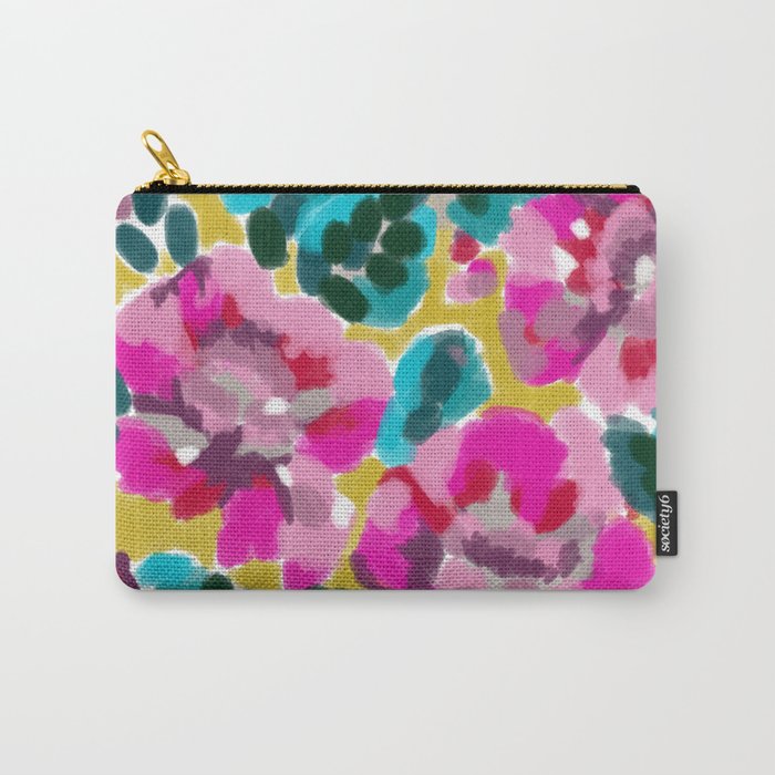 flores en amarillo Carry-All Pouch