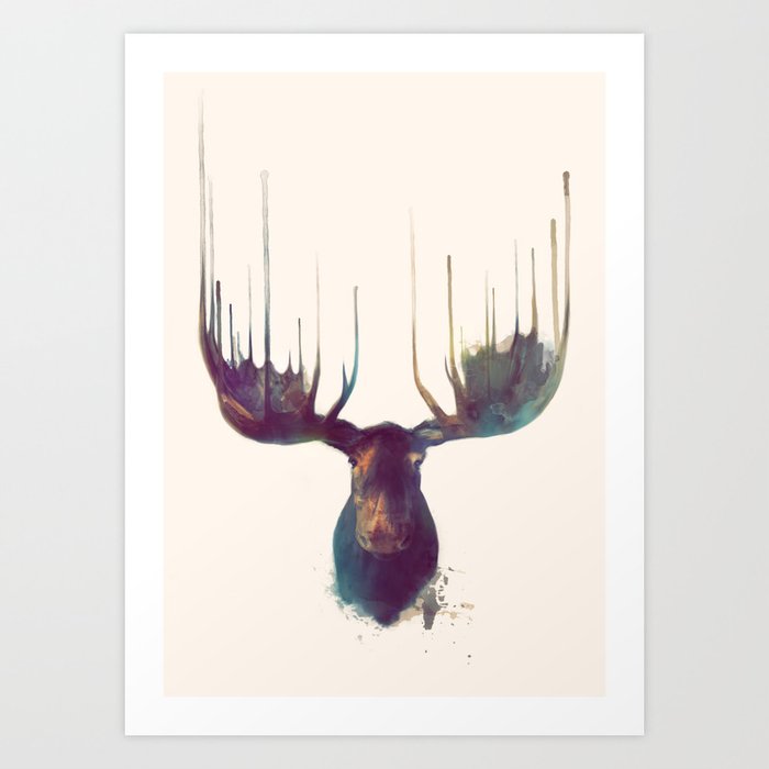 Discover the motif MOOSE by Amy Hamilton as a print at TOPPOSTER