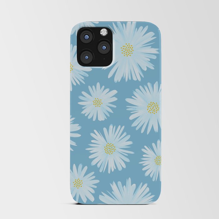 Modern Bloom Floral Pattern iPhone Card Case