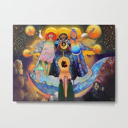 Deliver Us from Evil Metal Print | Imagodei, Jesus, Curated, Digital, Shinhappens, Angels, Colorful, Nativity, Drawing, Advent 