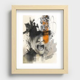 Trapped Recessed Framed Print