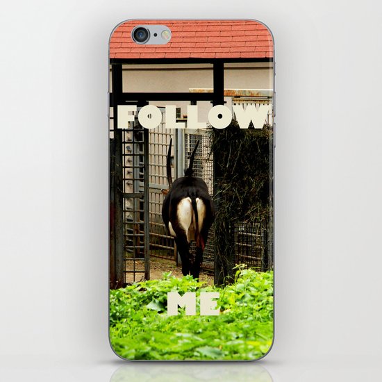 Follow me! iPhone & iPod Skin