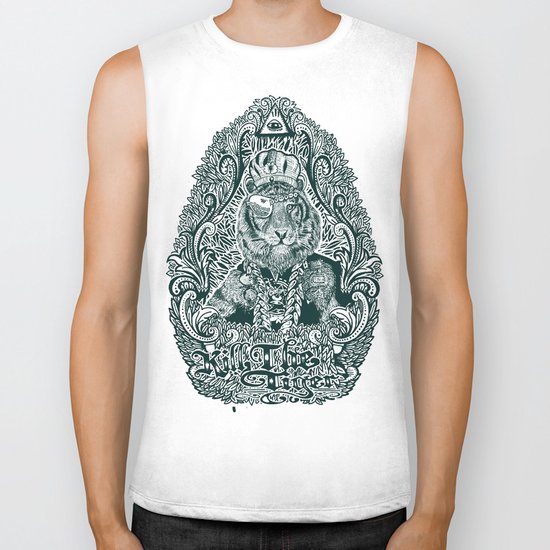 kill the tiger Biker Tank