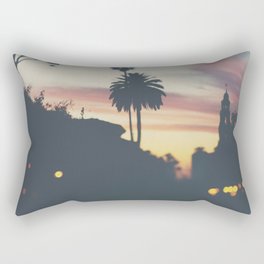 Sunset in Balboa Park print Rectangular Pillow
