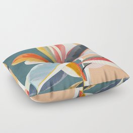 Colorful Branching Out 01 Floor Pillow