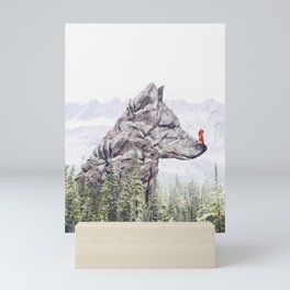 Stone Wolf | Little Red Riding Hood Mini Art Print