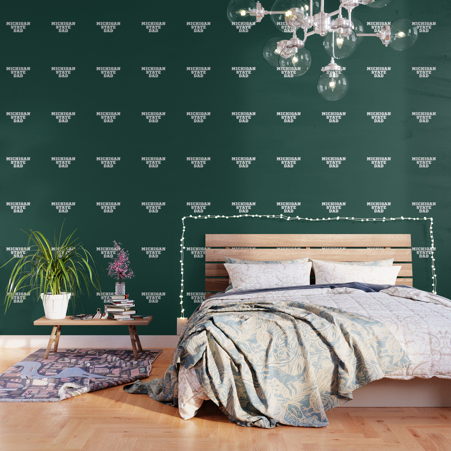 Michigan State Dad Wallpaper By Socoart Society6