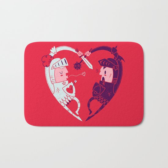 All Is Fair In Love And War Bath Mat