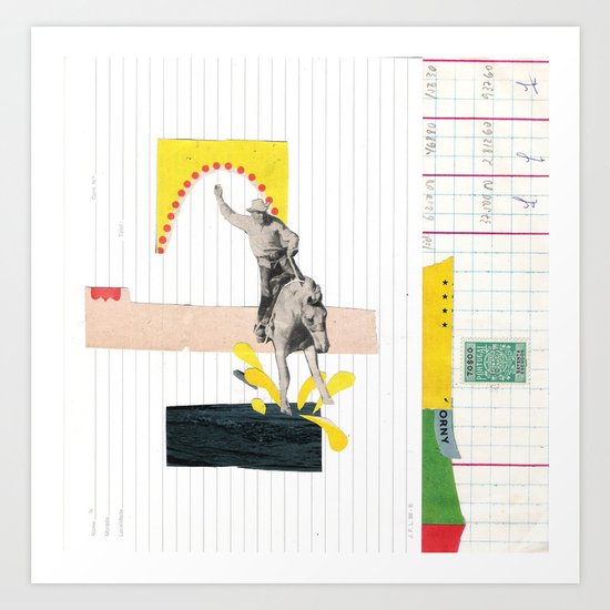 Horse Rider Art Print