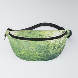 unreal green - hazy summer forest Fanny Pack