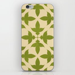 Green pattern iPhone Skin