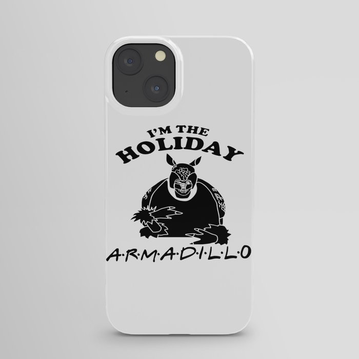 holiday armadillo iPhone Case