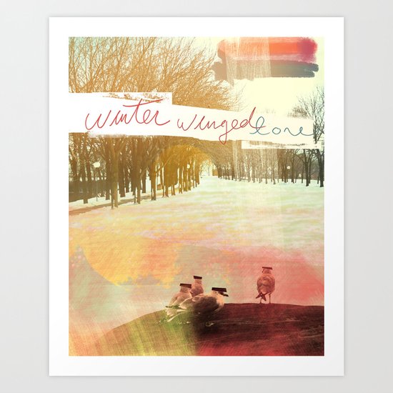 Without Care Like Birds Art Print