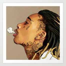 Wiz Khalifa Art Prints For Any Decor Style Society6