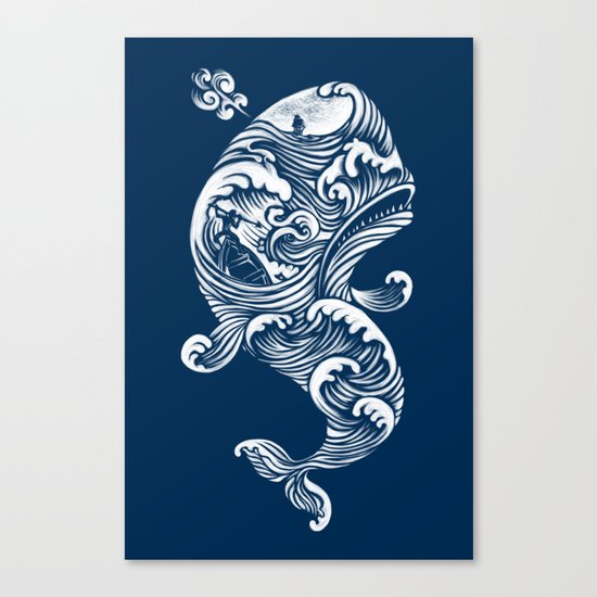 The White Whale Canvas Print